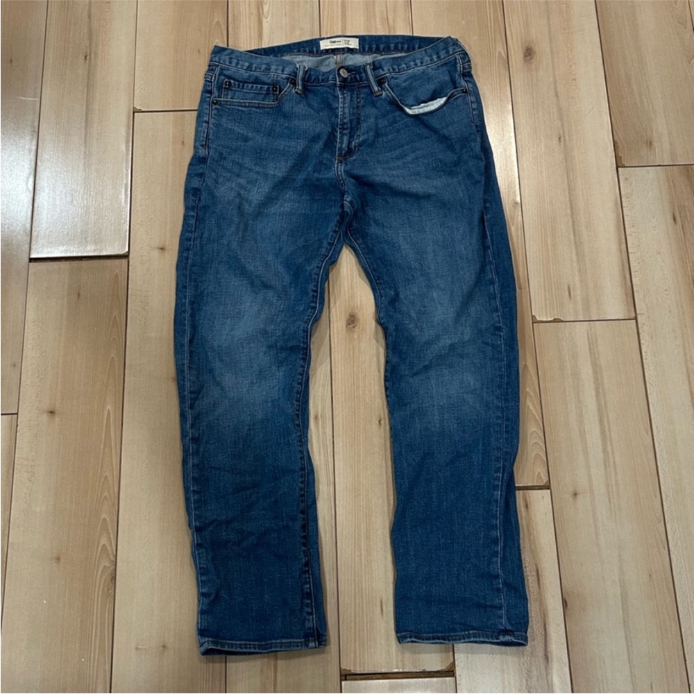 GAP Men's Blue Straight-Leg Jeans